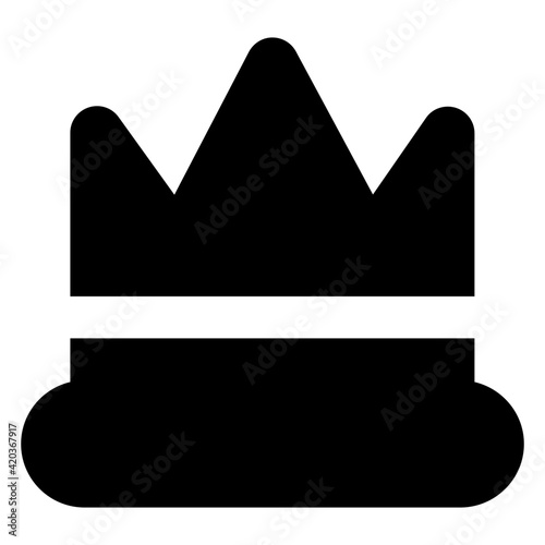 
Modern design of crown, ornamental headdress 

