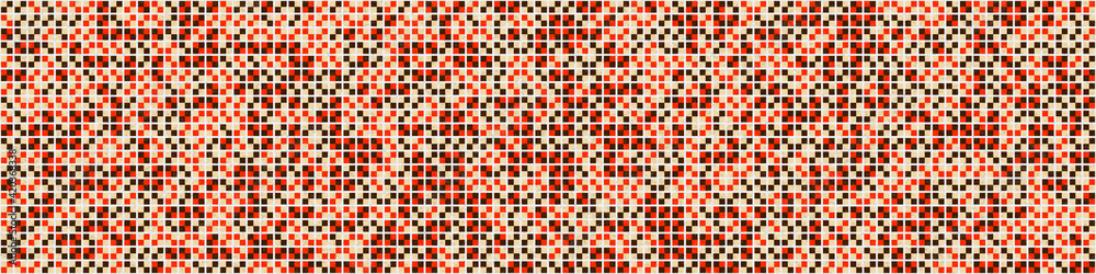 Fototapeta premium Abstract Geometric Pattern generative computational art illustration