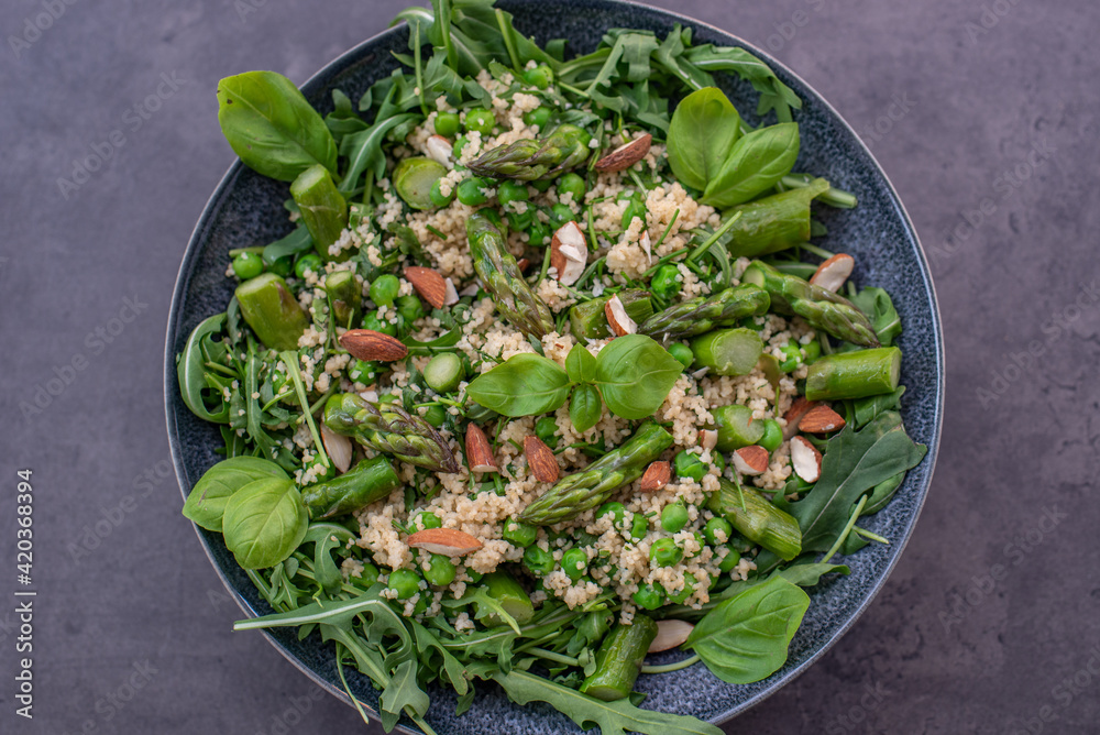 healthy spring couscous salad with asparagus healthy spring couscous salad with asparagus