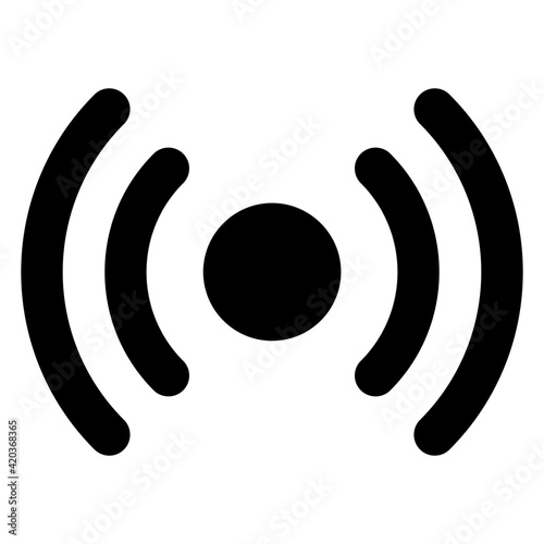 
An icon design of sensor signals 

