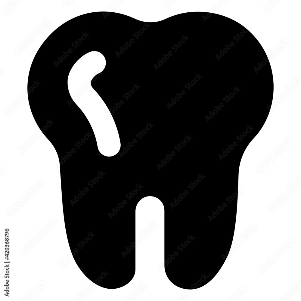 Teeth with shine mark denoting healthy tooth icon
Teeth with shine mark denoting healthy tooth icon