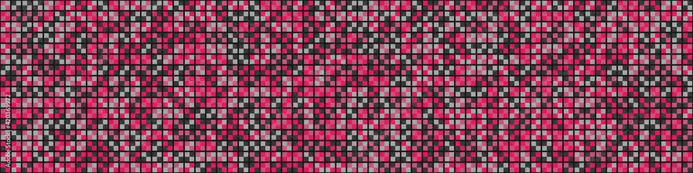 Fototapeta premium Abstract Geometric Pattern generative computational art illustration