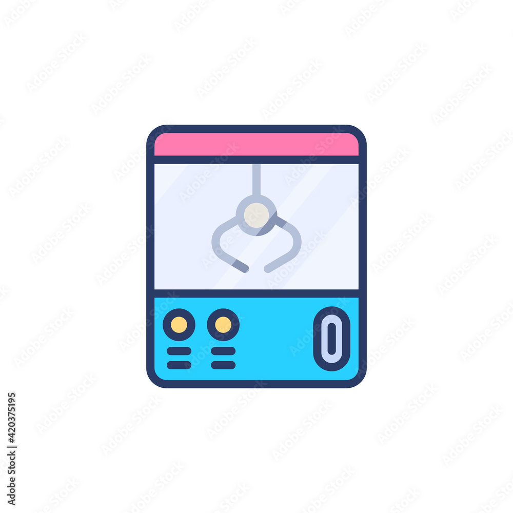 Claw Machine icon in vector. Logotype