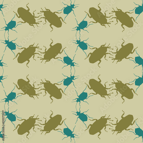 Seamless pattern with bugs....