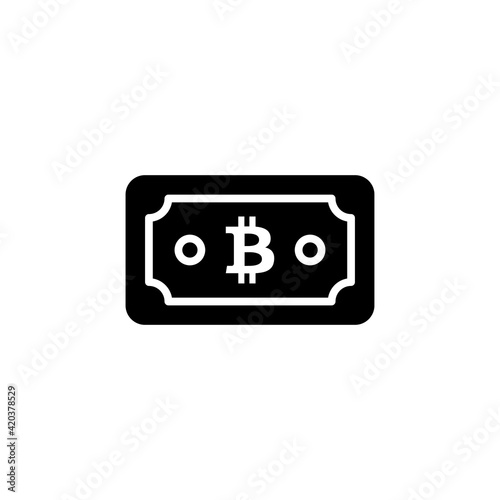 Bitcoin Cash icon in vector. Logotype