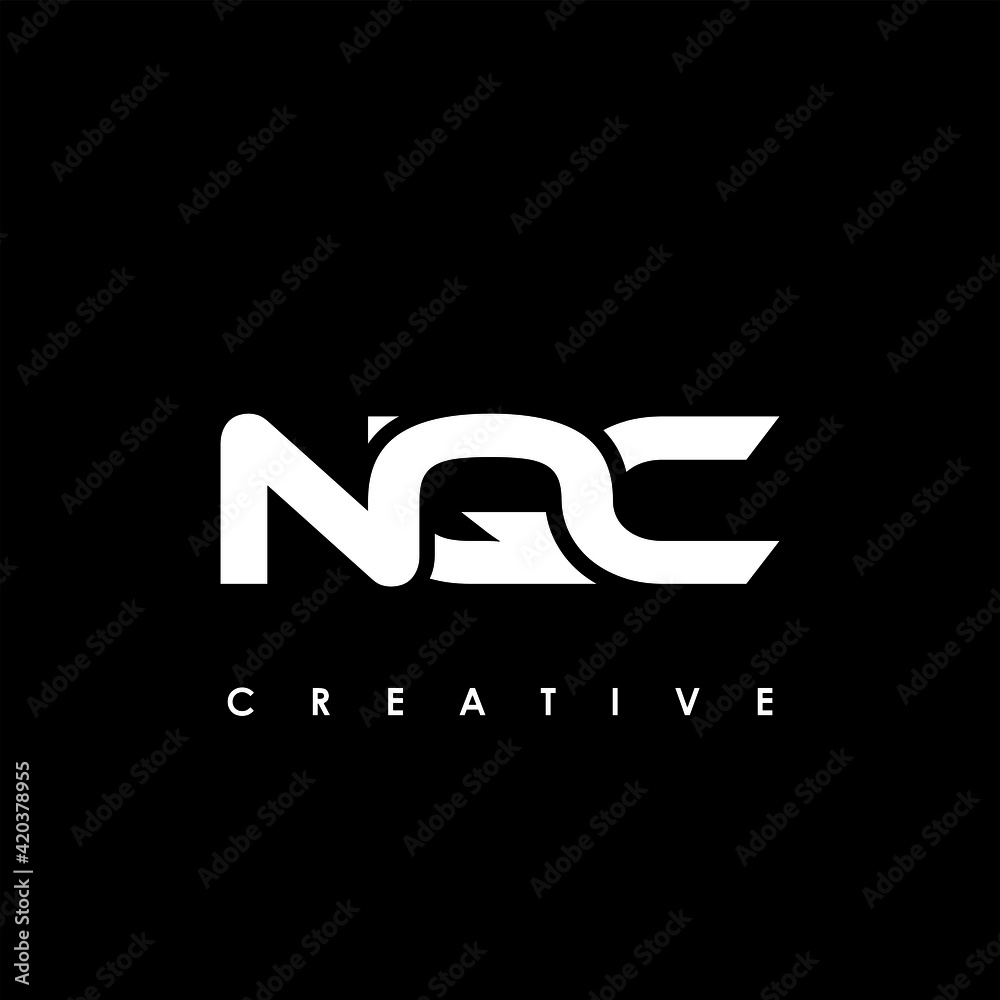 NQC Letter Initial Logo Design Template Vector Illustration NQC Letter Initial Logo Design Template Vector Illustration
