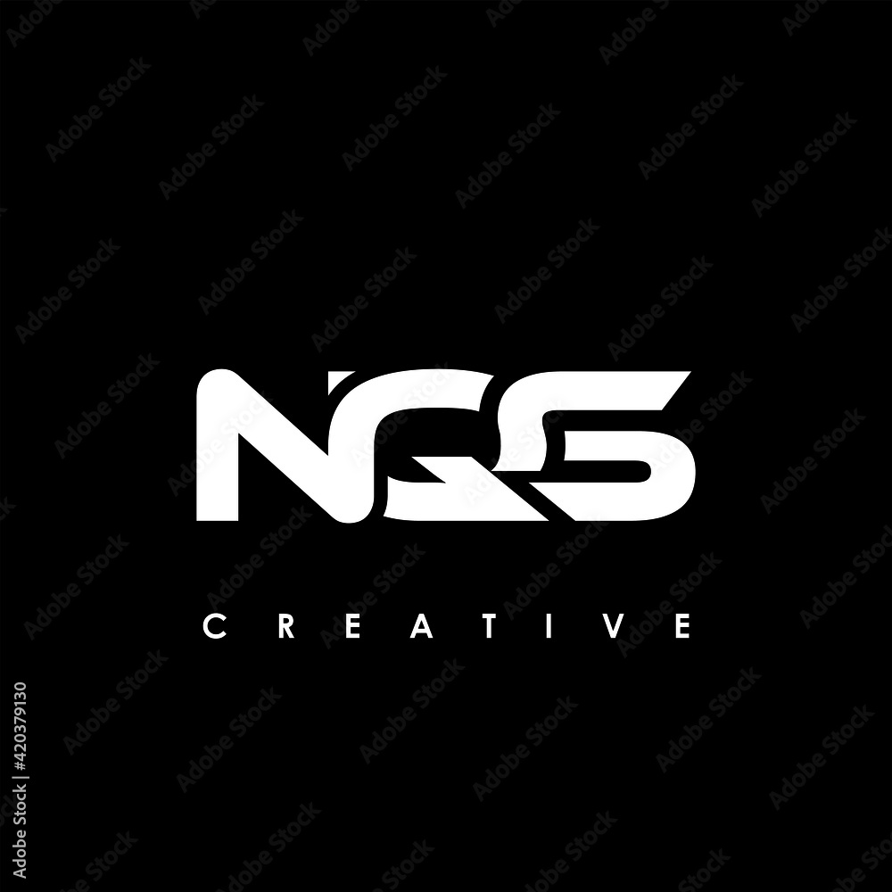 NQS Letter Initial Logo Design Template Vector Illustration NQS Letter Initial Logo Design Template Vector Illustration