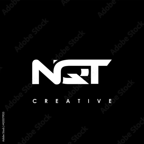 NQT Letter Initial Logo Design Template Vector Illustration