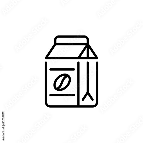 Coffee Pack icon in vector. Logotype