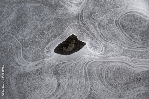lines in the ice