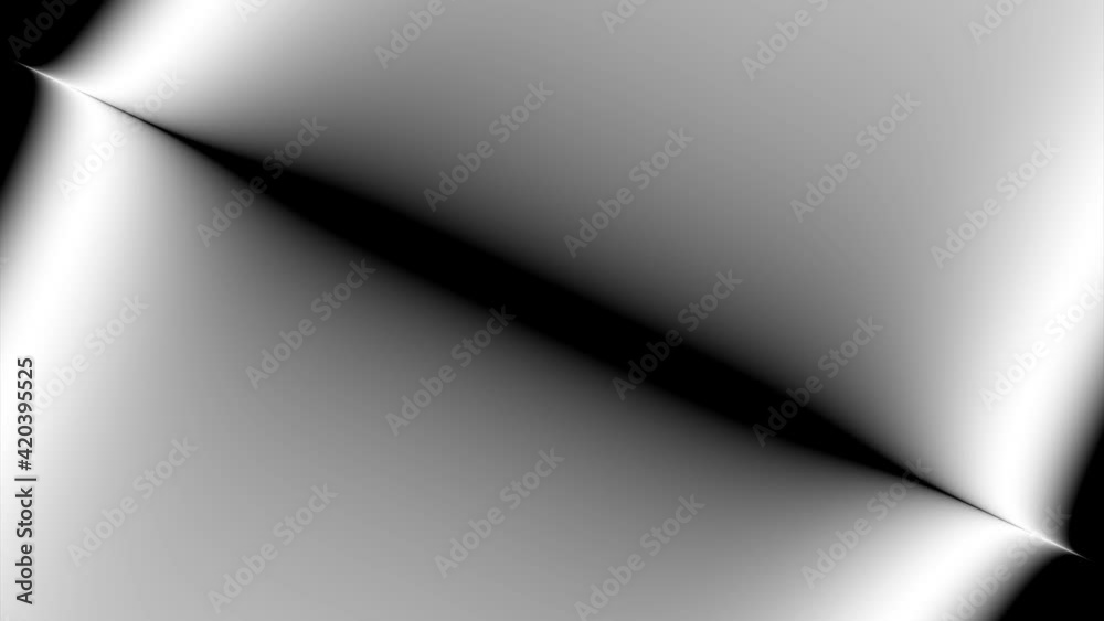 Abstract black and white kaleidoscope pattern, animation