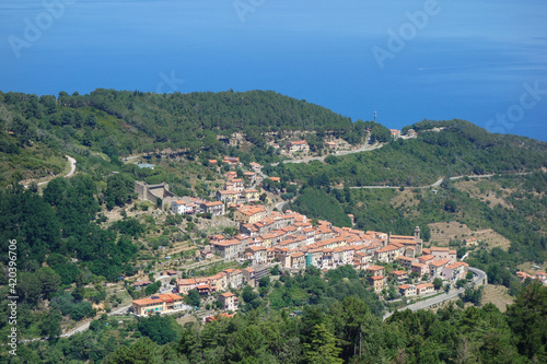 Aerial view of Marciana