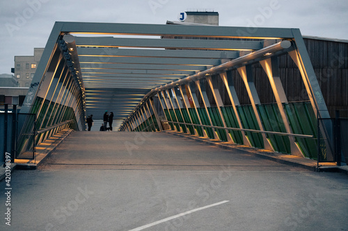 Fototapeta Naklejka Na Ścianę i Meble -  bridge in the evening
