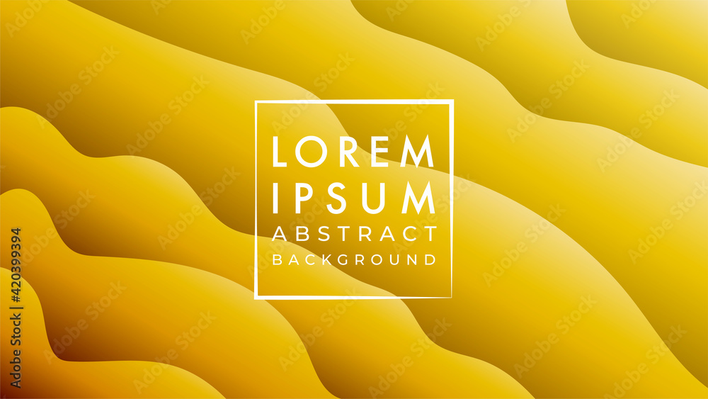 Abstract wave background design template. Wavy liquid vector ...