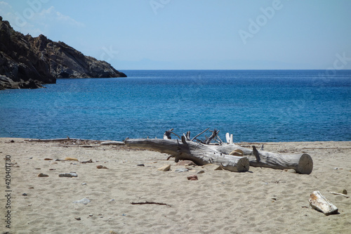 Cala Maestra beach at Isle of Montecristo in Portoferraio