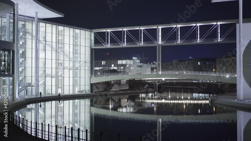 Famous Government building Marie-Elisabeth-Lueders-Haus in Berlin - travel photography photo