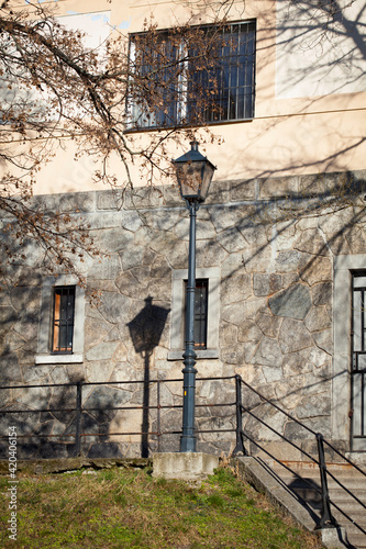 Old city streetlamps