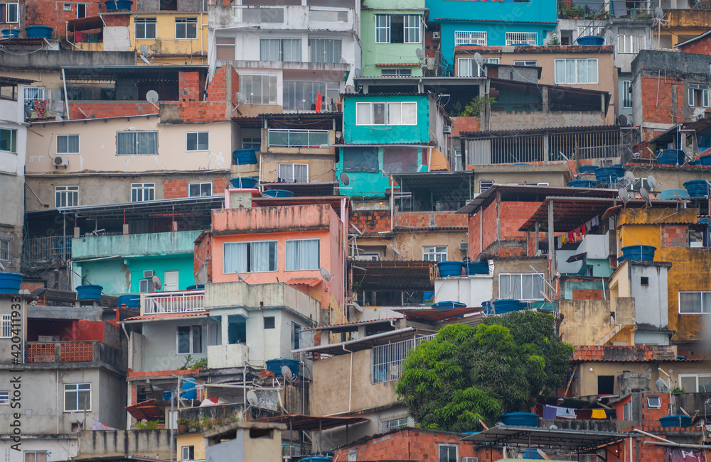  favelas of Rosinha in Rio de Janeiro.