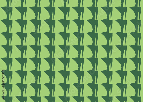 Vector texture background, seamless pattern. Hand drawn, green colors. © Textures Backgrounds