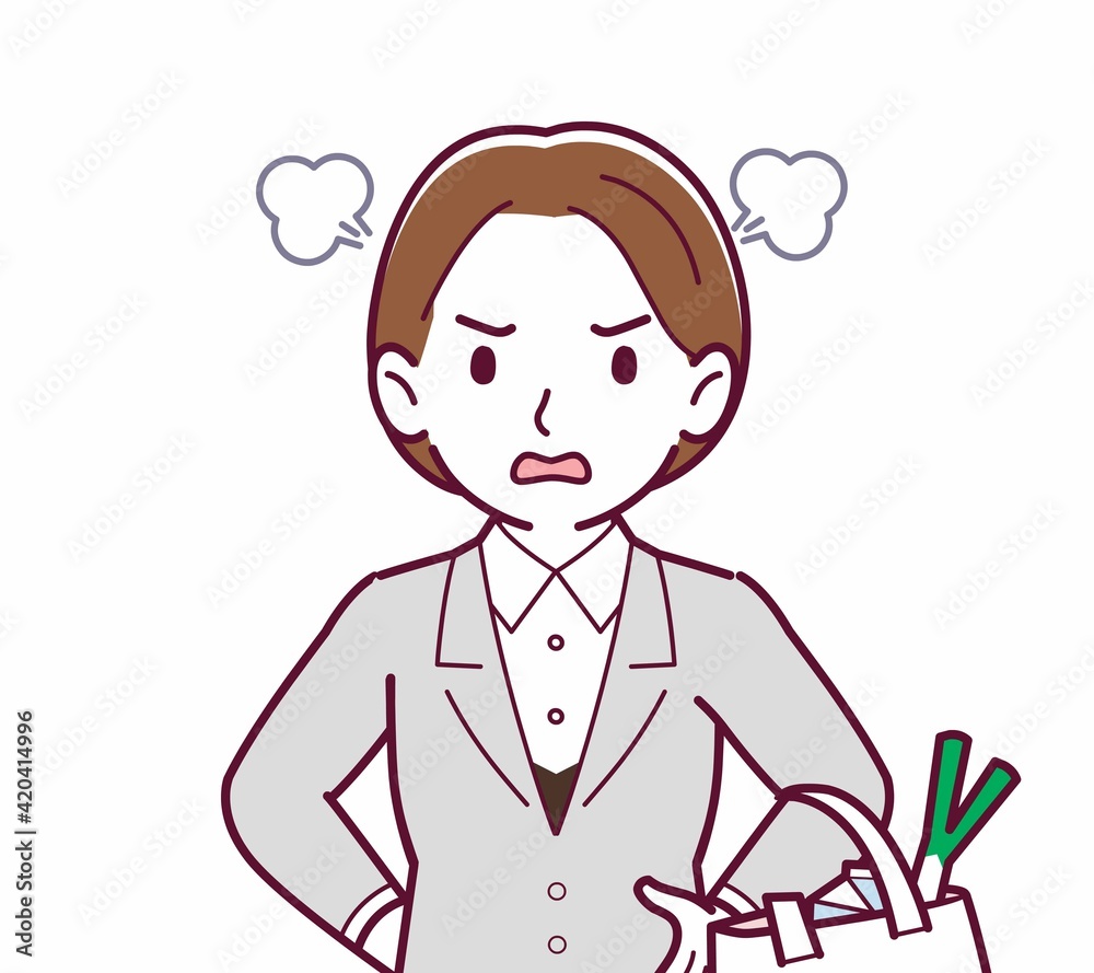 新人の会社員の女性 新人の会社員の女性