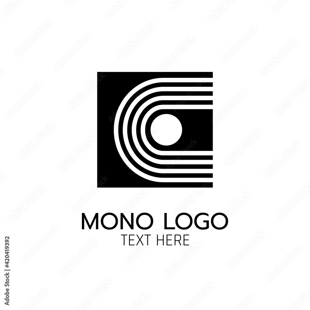 Letter U modern monogram Logo icon abstract simple concept design vector illustration Letter U modern monogram Logo icon abstract simple concept design vector illustration