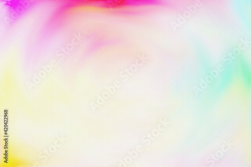 Watercolor​ abstract colorful background