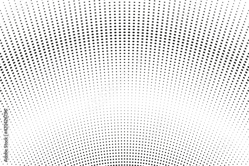 Halftone pattern. Abstract halftone wave dotted background. Futuristic twisted grunge pattern, dot, circles.