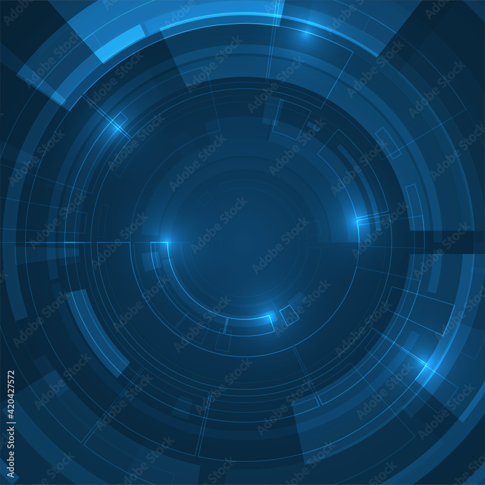 Abstract futuristic circles Abstract futuristic circles