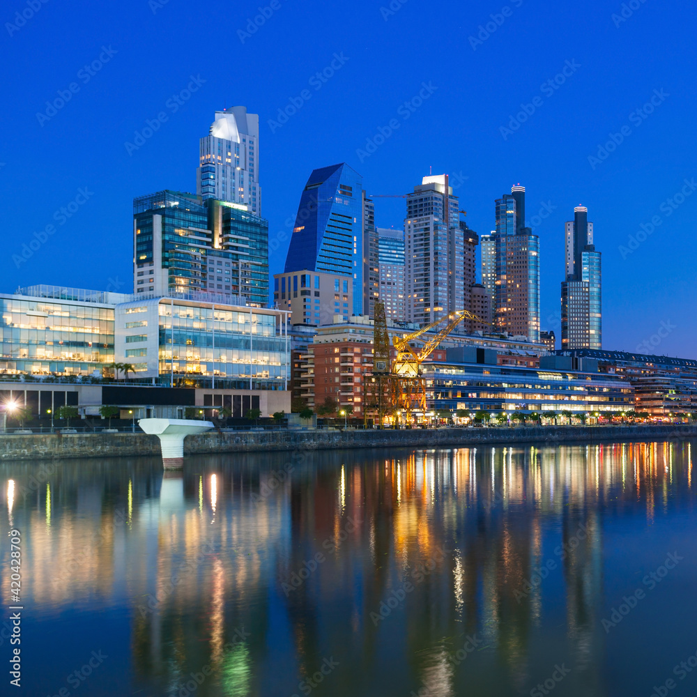 Naklejka premium Puerto Madero, Buenos Aires