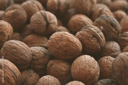 walnuts on a table