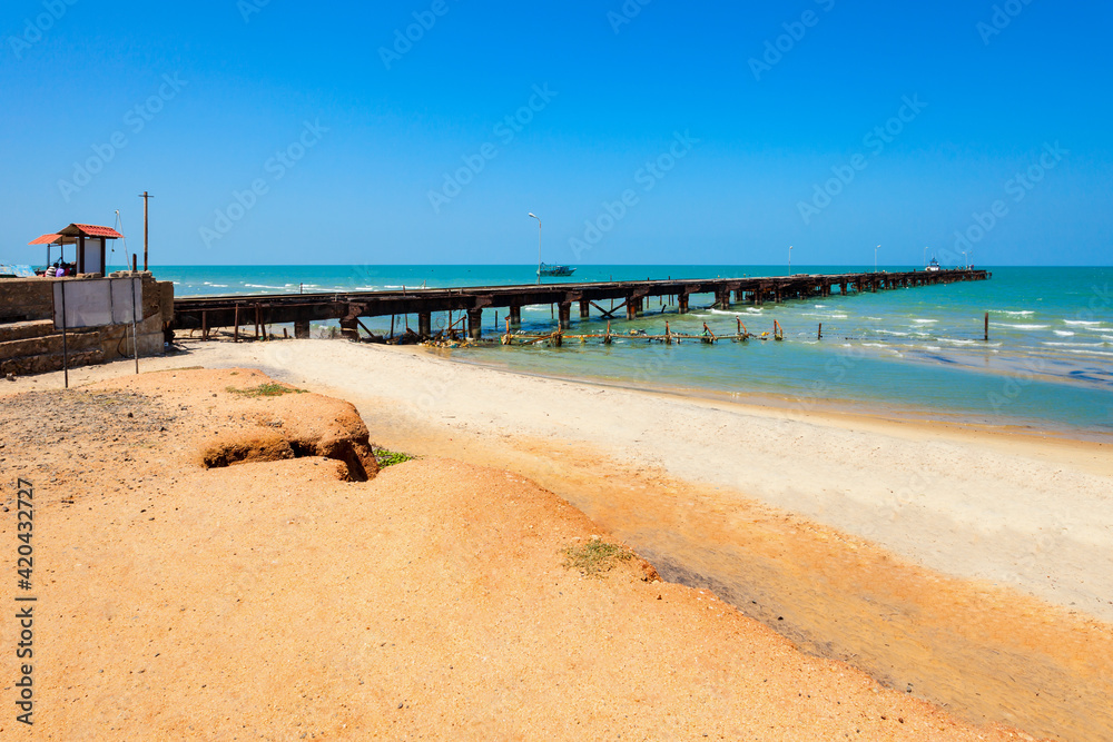 Talaimannar pier, Sri Lanka