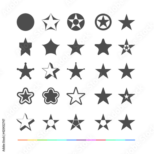 Design elements - stars icon