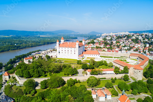 Bratislava aerial panoramic view