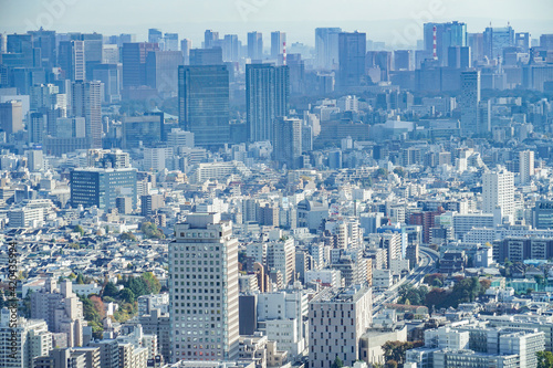 サンシャイン60展望台から見える東京の街並み