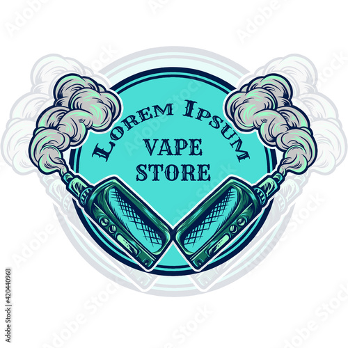 vape store illustration