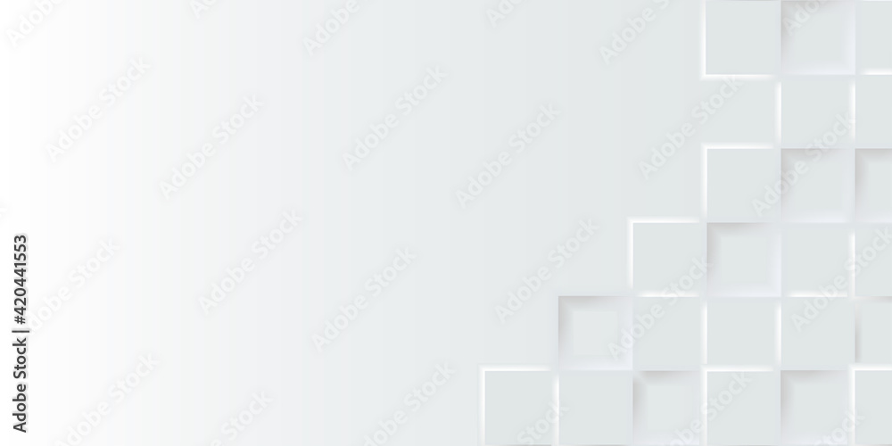 Vector White tiled background in a business style.