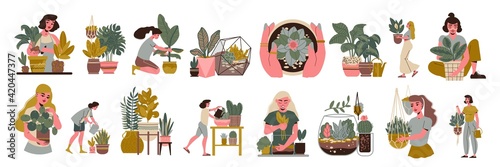 Home Plants People Set