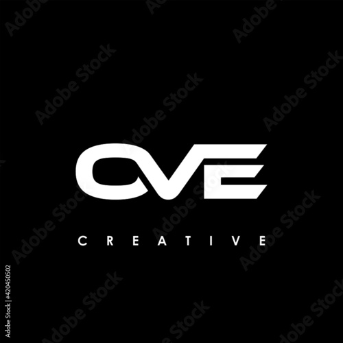 OVE Letter Initial Logo Design Template Vector Illustration
