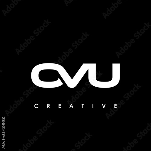 OVU Letter Initial Logo Design Template Vector Illustration photo