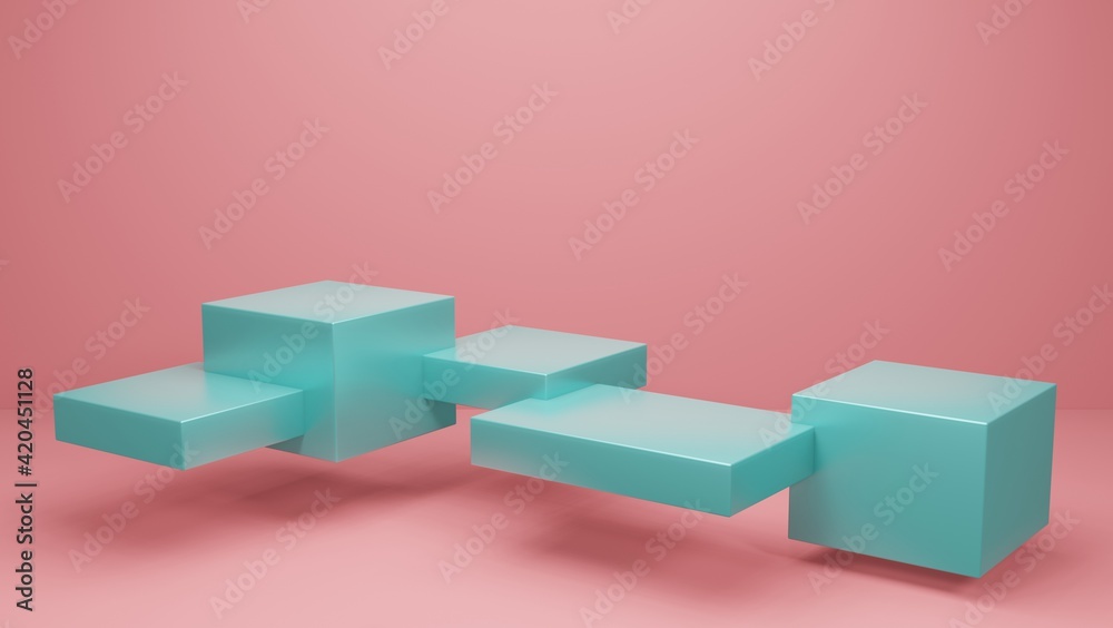 Display pedestal cube box geometric square product stand blank empty space podium stage showcase mock up boxes design presentation cosmetic template backdrop studio abstract background . 3d render. Display pedestal cube box geometric square product stand blank empty space podium stage showcase mock up boxes design presentation cosmetic template backdrop studio abstract background . 3d render.