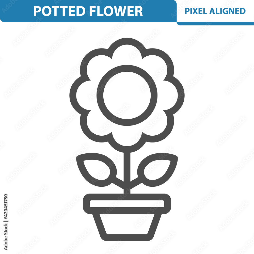 Potted Flower Icon