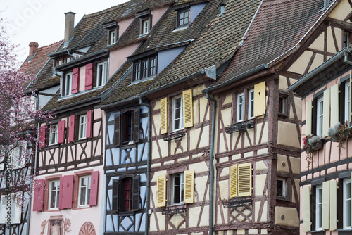 retail of typical medieval architecture in Colmar - France