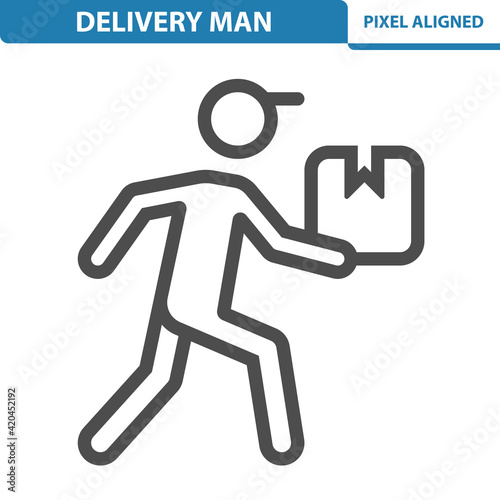 Delivery Man Icon