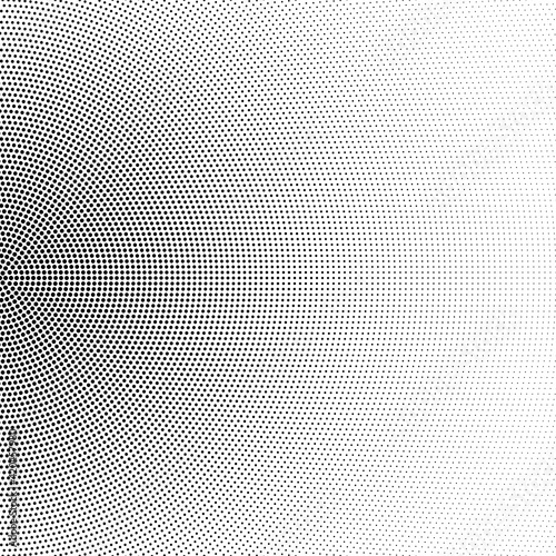 Halftone half circle background  abstract gradient illustration