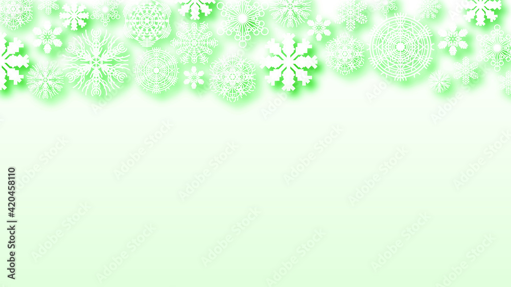 Abstract Background Winter With Snowflakes Shadows Vector Design Style Template Abstract Background Winter With Snowflakes Shadows Vector Design Style Template