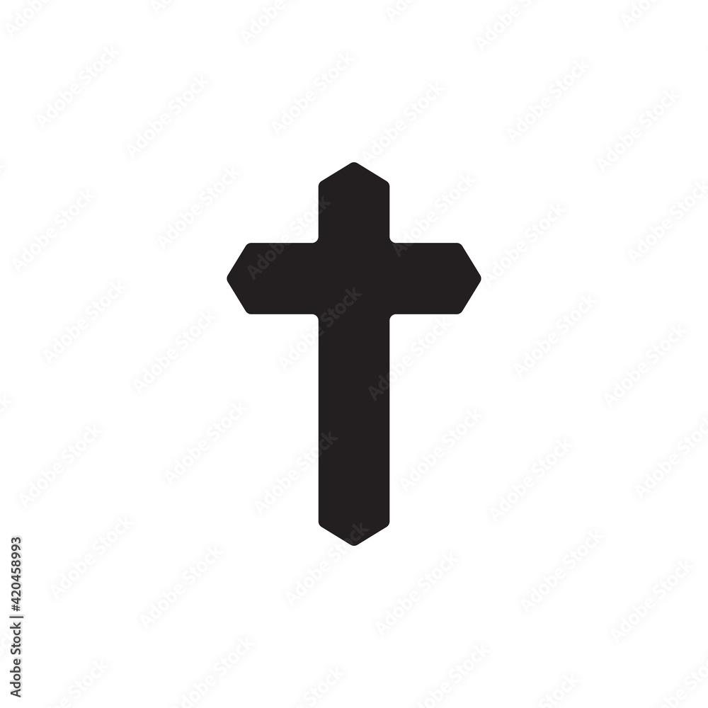 Christianity icon in vector. Logotype