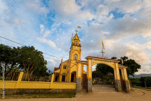 Tropical Phong Nha Vietnam architecture photo