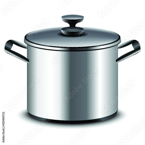 Steel Pan isolated on white background