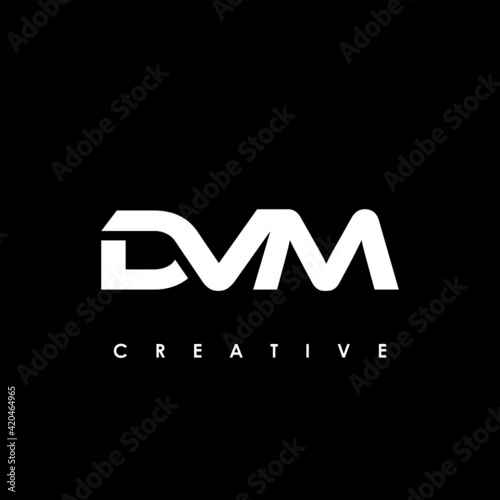 DVM Letter Initial Logo Design Template Vector Illustration photo