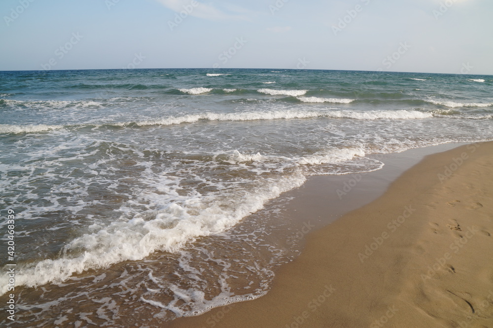 beach and waves